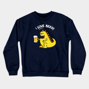 Monster Loves Beer! Crewneck Sweatshirt